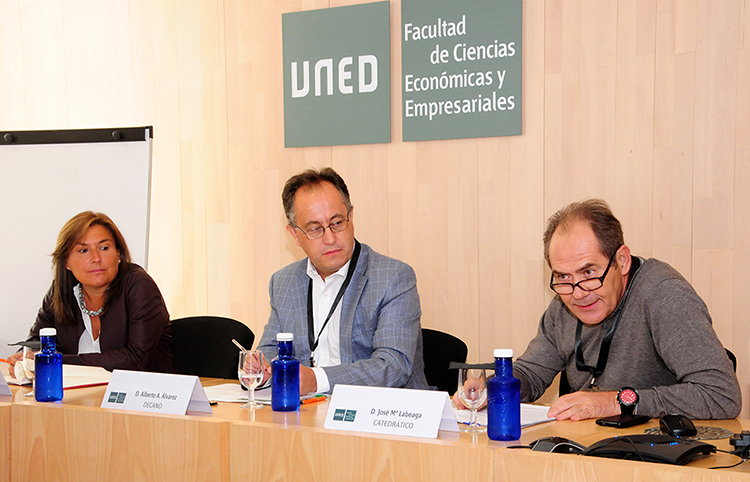 Esther Souto, Alberto Álvarez y José María Labeaga