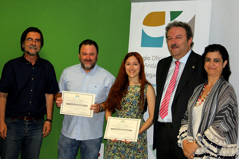 Premio del Colegio Profesional de Psicología de Andalucía Occidental, a dos alumnos de la UNED, como mejores expedientes académicos 2015