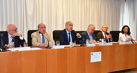 Manuel Díaz, José Antonio Escudero, Ricardo Mairal, Juan José González, Benigno Pendás y Yolanda Gómez