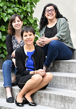 Gabriela Martínez, María Martos y Verónica Zaragoza