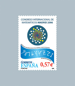 Foto de la noticia Presentado el sello conmemorativo del Congreso Internacional de Matemáticos ICM 2006
