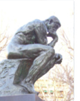 “El pensador”. Rodin en las calles de Granada.